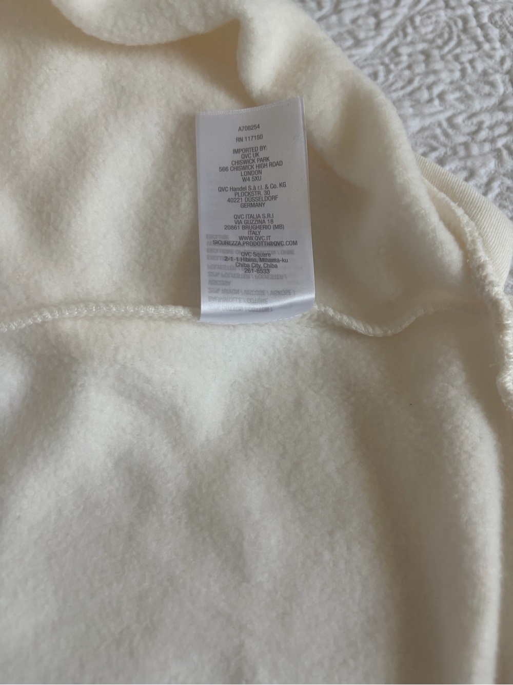 New Jingle Belles by Kim Gravel Totally Tartan Holiday Sweatshirt Cream X-Large - Picture 10 of 12